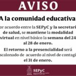 Seguirán las clases virtuales en Sinaloa: SEPyC