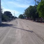 Rehabilitan calles y caminos de comunidades y La Cruz, en Elota